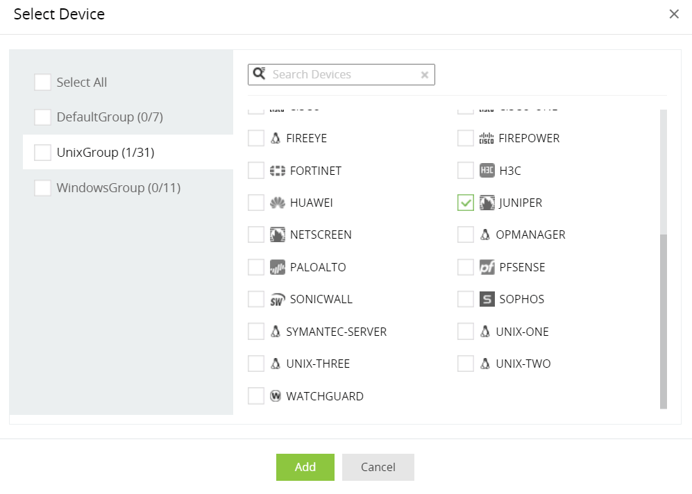 Reports for Juniper Devices